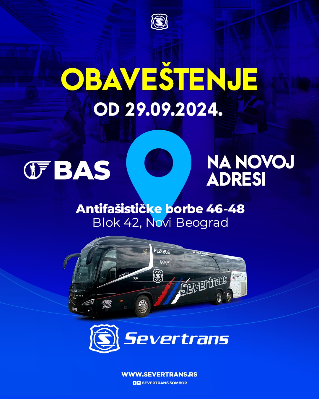 Svi polasci se sele na novu autobusku stanicu u Beogradu